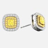 Yellow Diamond Earrings